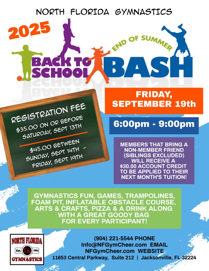 Back to School Bash Flyer