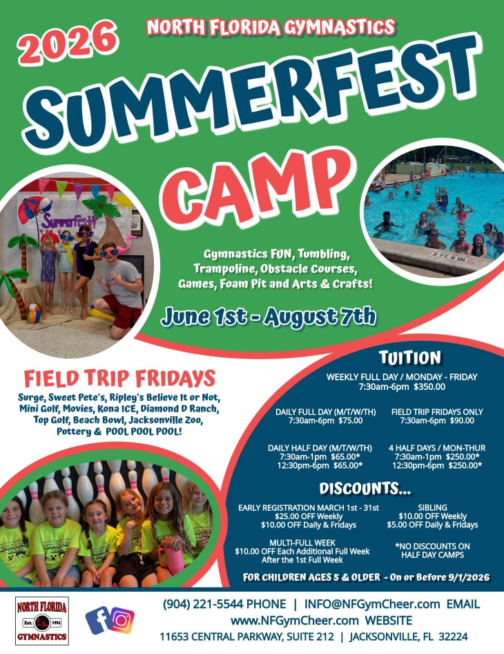 2026 SummerFest Camp Flyer 